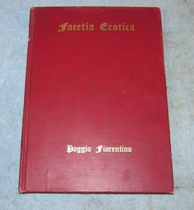 Vtg 1930 FACETIA EROTICA Poggio Fiorentino Ltd 1250 Copies HC J498 - Picture 1 of 12
