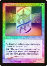 Circle of Solace FOIL Onslaught PLD White Rare MAGIC GATHERING CARD ABUGames