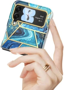 i-Blason Folding Shockproof Bumper Case Cover New For Samsung Galaxy Z Flip 3 5G - Picture 1 of 27