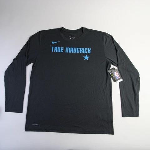 Dallas Mavericks Nike Nike Tee Long Sleeve Shirt Men's Dark Gray New Cover