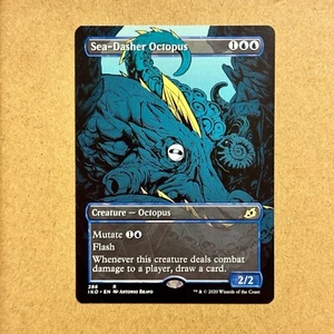 MTG ~ Sea-Dasher Octopus Showcase ~ IKO Ikoria Lair of Behemoths ~ #286 ~ NM - Picture 1 of 4
