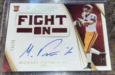 2020 Immaculate Collegiate Gold /25 Michael Pittman Jr RPA On-Card Auto USC