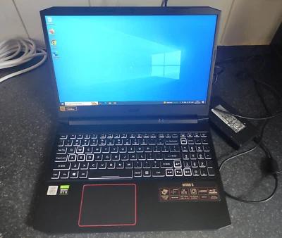 Acer Nitro 144hz RTX 2060 i5-10300H 512GB SSD 8GB RAM VR READ GAMING LAPTOP - Image 1 of 4