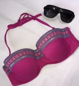 Bikini Top Shade & Shore Brand New Pink 36C - Picture 1 of 11