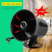 12V Wire  Horn Alarm Siren Speaker Burglar Alarm for Outdoor Security New