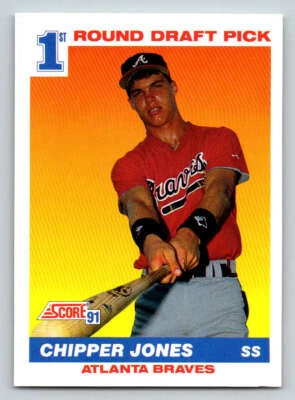1991 Score #671 Chipper Jones RC (ref 203934) - Image 1 of 2