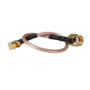 RP-SMA Stecker (Buchse Pin) auf MC-Card Stecker RA KOAX Jumper Pigtail Kabel RG316 WLAN - Bild 1 von 3