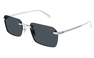 Dunhill DU0061S 004 Silver Rimless Sunglasses Unisex New Authentic - Picture 1 of 3