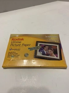 Kodak Ultima Picture Paper 4x6 High Gloss 25 Sheets New In Packaging For Inkjet - Picture 1 of 4
