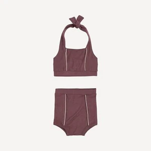 NWT Kate Quinn Piped Retro Sun Suit Wild Ginger 3-6m - Picture 1 of 2
