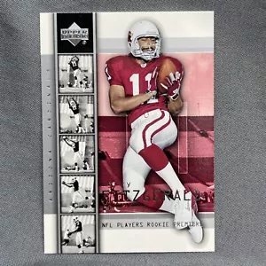 2004 Upper Deck Rookie Premiere #5 Larry Fitzgerald novato Cardenales de radiocontrol - Imagen 1 de 2