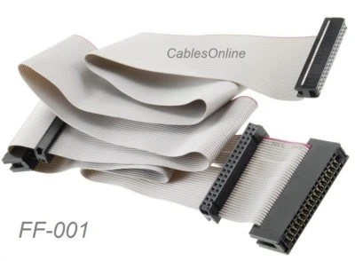 24" Universal 34-Pin Floppy Drive Ribbon Cable for 3.5" and/or 5.25" Drives - Image 1 of 4