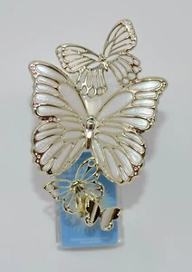 BATH & BODY WORKS GOLDEN BUTTERFLIES NIGHT LIGHT UP WALLFLOWER PLUG IN HOLDER - Picture 1 of 6