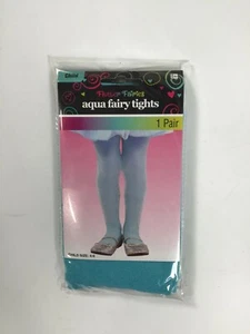 Girls Flutter Fairies Aqua Fairy Tights Size 4-6 NEW! - Picture 1 of 2