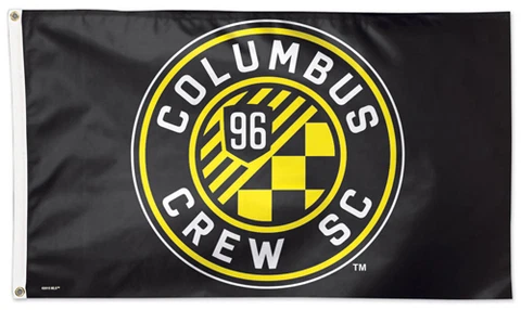 COLUMBUS CREW Huge 3'x5' Official MLS Soccer Team Logo DELUXE FLAG Cover