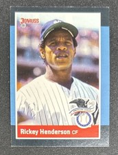 1988 Donruss All-Stars Rickey Henderson Baseball Card #4 Yankees HOF OF O/C
