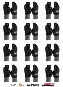 GUANTES DE TRABAJO 12 PR 34-846 MaxiFlex agarre de nitrilo palmas punteadas ligeros duraderos - Imagen 1 de 4