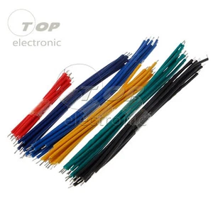 130Pcs 13 Types 24AWG Breadboard Jumper Cable Wire Kit Double Tinned Colorful - Afbeelding 1 van 6