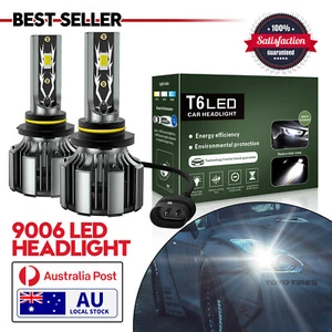 2x 9006/HB4 LED Low Beam Bulbs Ice Blue 8000K Replace Globes For Holden Cruze 14 - Picture 1 of 9