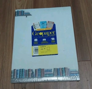 DESKTOP PAPERS Geopaper By Geographics GeoRose 8 1/2" X 11"-100 Pages Pack (New) - Picture 1 of 2