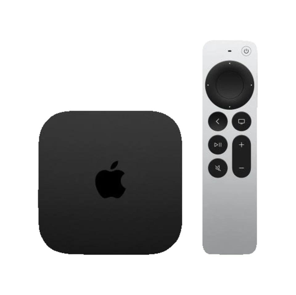 APPLE TV 4K (3. Generation) Multimediaplayer 128 GB, Schwarz - Bild 1 von 1