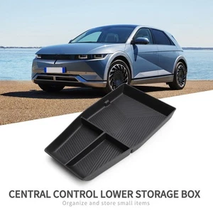 Space Saving Black Center Console Organizer Tray for Hyundai IONIQ 5 2021+ - Picture 1 of 12