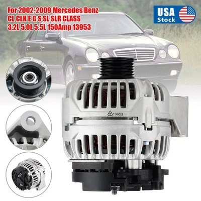 Alternator For Mercedes-Benz G55 E320 E430 E500 G500 S500 SL500 CLS500 2002-2009 Foto 1 de 4