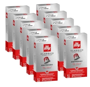 illy Espresso CLASSICO ESPRESSO  100 Count Nespresso Original Compatible 01/2026 - Picture 1 of 1