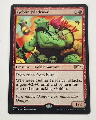 Goblin Piledriver - Light Play MTG Secret Lair #021 Mike Uziel - Image 1 of 4