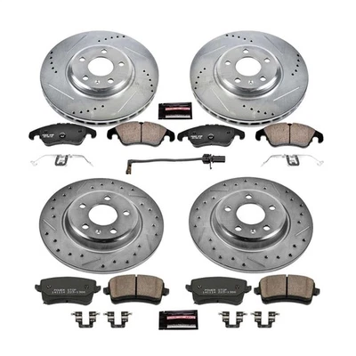 Kit de frenos de disco PowerStop K5754 para 08-11 Audi A4 A4 Quattro A5 A5 Quattro Q5 Foto 1 de 4