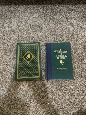 GREAT CASES OF SHERLOCK HOLMES Sir Arthur Conan Doyle Franklin Library Mystery - Image 1 of 4