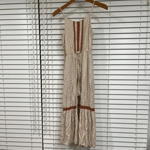 Art Class Girls Long Sun Dress W/ Shorts And Open Slit XL 14/16 Cottage Summer - Picture 1 of 9
