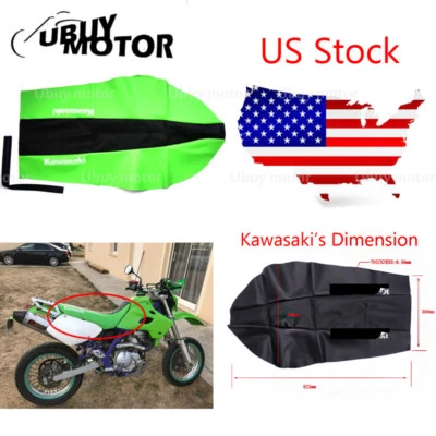 Asiento alto completo suave de PU para Kawasaki KLX250 KLX300 400 KL250 KDX125 TW200 225 Foto 1 de 4
