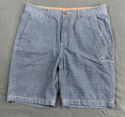 Pantalones Cortos Carbon 2 Cobalto Breakwater Chino Playa Lavado Informales Frente Plano Para Hombres 34 Foto 1 de 4