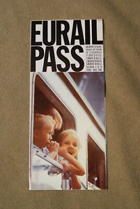 Eurail Pass - Carte/Brochure - 1971