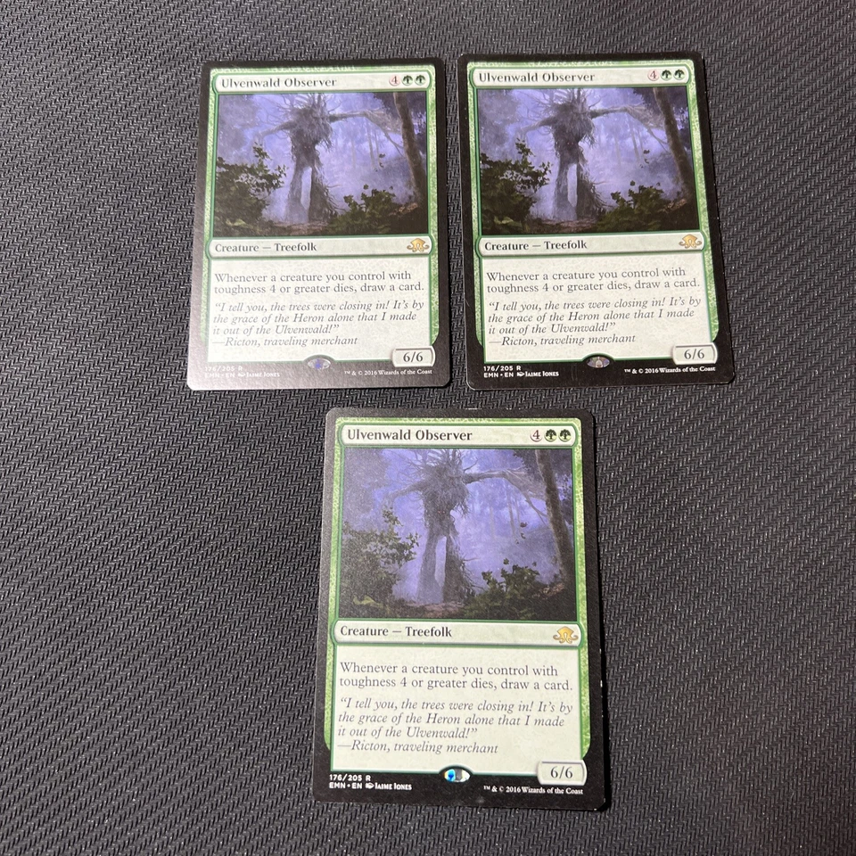 Ulvenwald Observer Magic The Gathering Mtg Rare Eldritch Moon Card 3 - Image 1 of 4