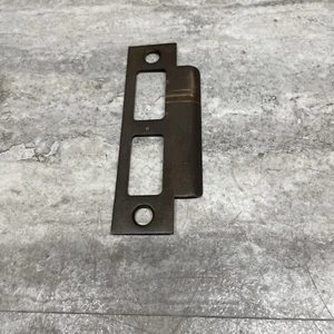 Schlage 10-072 Mortise Strike Plate, 1-1/4”W X 4-7/8”H, US10B Oil Rubbed Bronze - Picture 1 of 6