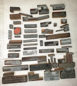 71 Vintage Printer's Blocks California Los Angeles, Wax Museum, Coca Cola Fresno - Picture 1 of 12