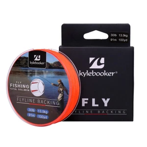 Backing Line Braided Fly Line 20/30LB 100/300Yards Orange for Trout Fly Line - Picture 1 of 9
