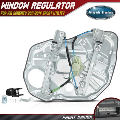 Regulador de janela de energia frontal para driver com conjunto de motor para Kia Sorento 2011-2014 - Imagem 1 de 4