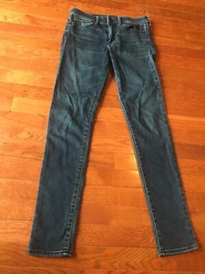 Abercrombie & Fitch Super Skinny Jeans Womens W27 L31L  Blue Stretch - Picture 1 of 4