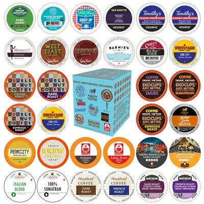 Custom Variety Pack Coffee Pod Variety Pack Dark Roast and Bold Flavors Singl... - Image 1 of 4