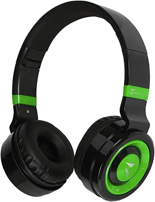 Cuffie Senza Filo Wireless con microfono Techmade verde o blu - Immagine 1 di 1