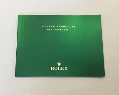 Rolex Gmt-Master II libretto originale watch booklet anno 2015 in inglese - Immagine 1 di 4