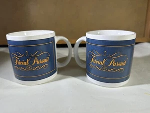pair of Trivial Pursuit coffee mugs  - Picture 1 of 6
