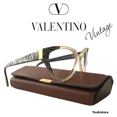 VALENTINO occhiali da vista V163 326 RARE VINTAGE 80s eyeglasses Made in Italy - Immagine 1 di 4