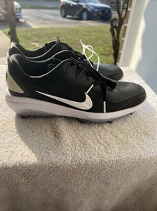 Nike React Vapor 2 Golf Shoes BV1135-001 Black White Mens Size 9 - Picture 1 of 6