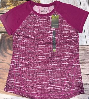 Camisa Atlética Para Mujer Tec Gear Ajuste Seco Talla M Elegante Estampado Magenta Nueva Con Etiquetas Foto 1 de 4