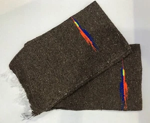 Mexican Blanket Golondrina thunderbird finely knit artisan Handwoven Throw Rug  - Picture 1 of 57