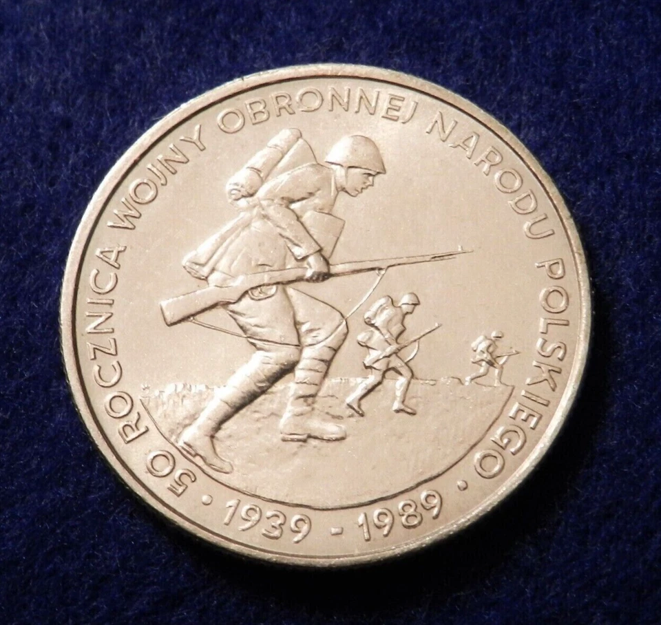 1989 Poland 500 Zlotych - 50th Anniversary - Beginning of WWII - See Pics - Image 1 of 3